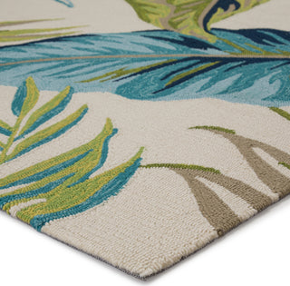 Jaipur Living Catalina Fraise CAT52 Blue/Green Area Rug Corner Image