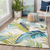Jaipur Living Catalina Fraise CAT52 Blue/Green Area Rug Lifestyle Image Feature