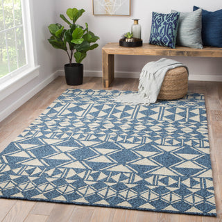 Jaipur Living Catalina Botella CAT55 Blue/Cream Area Rug Lifestyle Image Feature