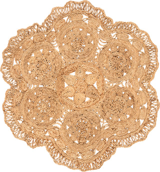 Jaipur Living Cercles Freesia CEC01 Beige Area Rug