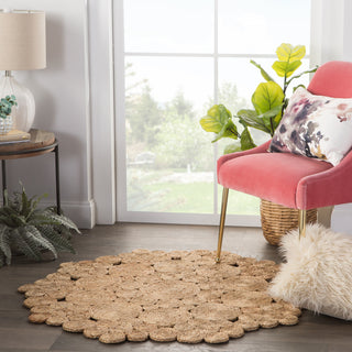 Jaipur Living Cercles Marigold CEC02 Beige Area Rug