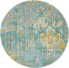 Jaipur Living Connextion-Global Ruby Room CG08 Teal/Green Area Rug by Jenny Jones