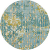 Jaipur Living Connextion-Global Ruby Room CG08 Teal/Green Area Rug by Jenny Jones