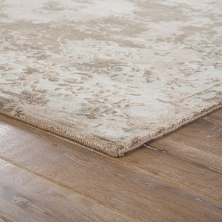 Jaipur Living Connextion-Global Versailles CG09 Gray/Ivory Area Rug by Jenny Jones - Corner