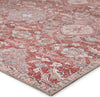Jaipur Living Chateau Aden CHT02 Red/Gray Area Rug Corner Image