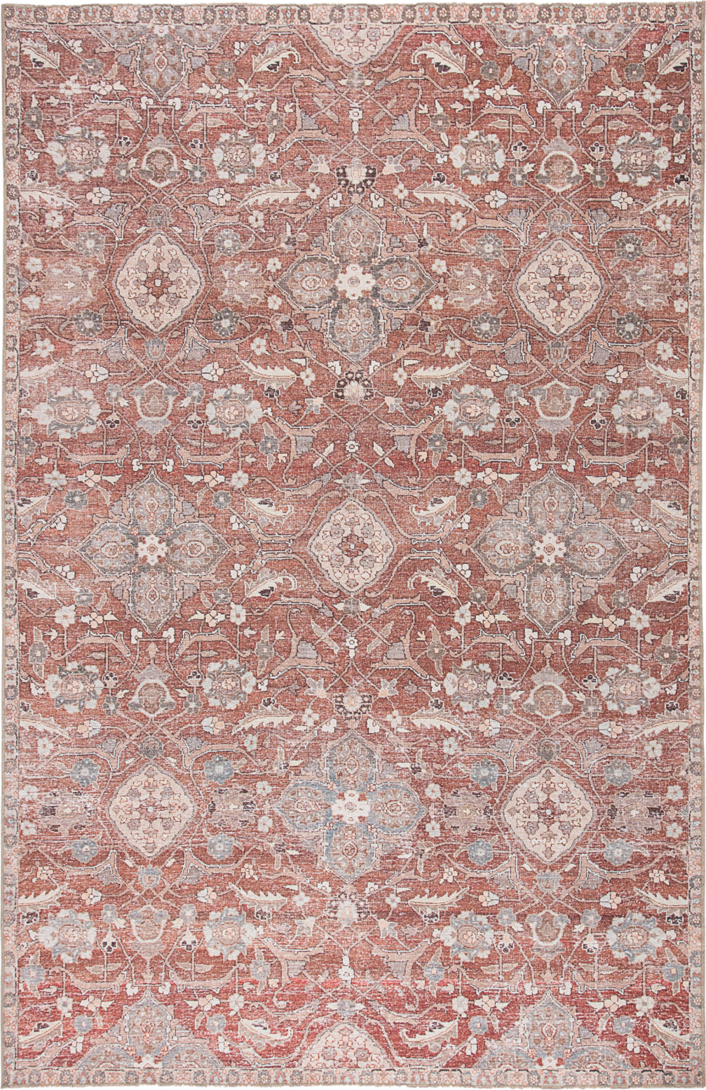 Jaipur Living Chateau Aden CHT02 Red/Gray Area Rug Main Image