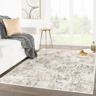 Jaipur Living Cirque Clara CIQ16 Gray Area Rug Lifestyle Image Feature