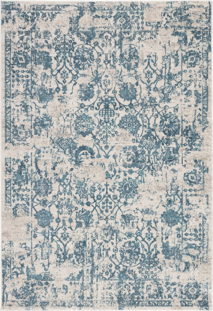 Jaipur Living Cirque Clara CIQ17 Silver/Blue Area Rug