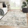 Jaipur Living Cirque Eero CIQ22 Gray/Ivory Area Rug Lifestyle Image Feature