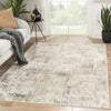 Jaipur Living Cirque Basilica CIQ23 Ivory/Gray Area Rug Lifestyle Image Feature