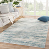 Jaipur Living Cirque Heaston CIQ33 Blue/Ivory Area Rug Lifestyle Image Feature