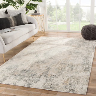 Jaipur Living Cirque Ramsey CIQ34 Gray/Gold Area Rug Lifestyle Image Feature