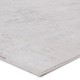 Jaipur Living Cirque Jovie CIQ38 Ivory/Gray Area Rug Corner Image