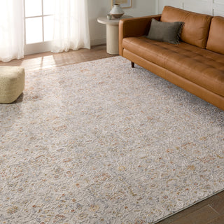 Jaipur Living Cirque Waverly CIQ45 White/Light Gray Area Rug Lifestyle Image Feature