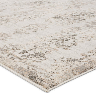 Jaipur Living Cirque Fortier CIQ46 Cream/Gray Area Rug Corner Image