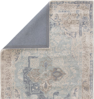 Jaipur Living Citrine Bronde CIT04 Gray/Light Blue Area Rug Backing Image