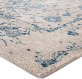 Jaipur Living Citrine Margate CIT06 Light Gray/Blue Area Rug Corner Image