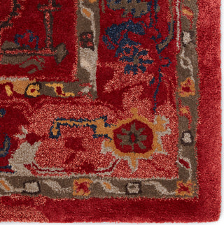 Jaipur Living Citrine Lilith CIT09 Red/Aqua Area Rug Detail Image