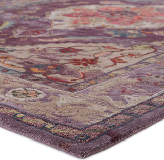 Jaipur Living Citrine Raisa CIT10 Purple/Gray Area Rug Corner Image