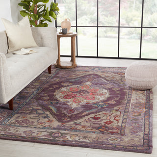 Jaipur Living Citrine Raisa CIT10 Purple/Gray Area Rug Lifestyle Image Feature