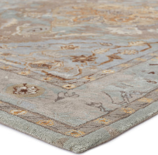 Jaipur Living Citrine Raisa CIT11 Gray/Gold Area Rug Corner Image