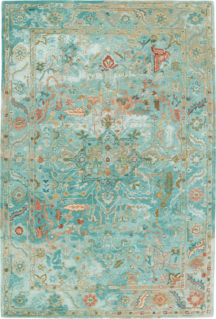 Jaipur Living Citrine Cristobol CIT13 Turquoise/Pink Area Rug main image