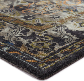 Jaipur Living Citrine Cristobol CIT14 Dark Green/Gray Area Rug Corner Image