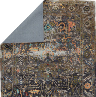 Jaipur Living Citrine Cristobol CIT14 Dark Green/Gray Area Rug Backing Image