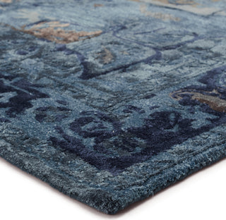 Jaipur Living Citrine Margot CIT17 Blue/Gray Area Rug Corner Image