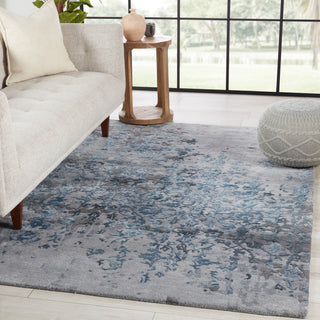 Jaipur Living Citrine Ballare CIT18 Blue/Gray Area Rug Lifestyle Image Feature