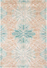 Jaipur Living Chaos Theory By Kavi Thea CKV22 Teal/Tan Area Rug Main Image