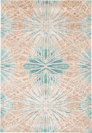 Jaipur Living Chaos Theory By Kavi Thea CKV22 Teal/Tan Area Rug Main Image