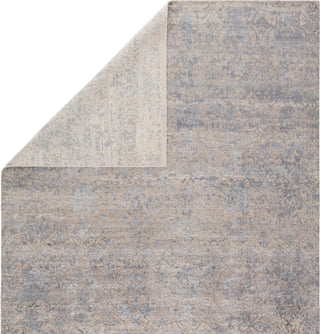 Jaipur Living Chaos Theory Tir CKV29 Light Blue/Beige Area Rug by Kavi - Folded Corner