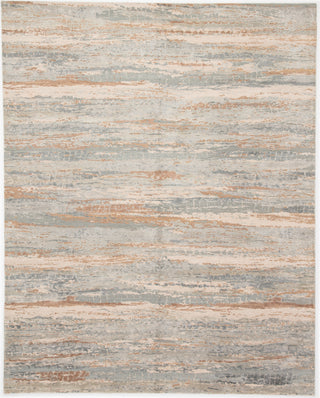 Jaipur Living Chaos Theory Bandi CKV33 Light Blue/Tan Area Rug by Kavi - Top Down