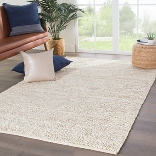 Jaipur Living Calypso Havana CL17 Beige/White Area Rug Lifestyle Image Feature