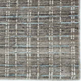 Jaipur Living Clamor Thaddea Gray/Blue Area Rug - Close Up