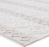 Jaipur Living Cosette Adelie COE01 White/Light Gray Area Rug Corner Image