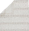 Jaipur Living Cosette Adelie COE01 White/Light Gray Area Rug Fold Backing Image