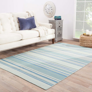 Jaipur Living Coastal Shores Kiawah COH07 Blue/Turquoise Area Rug Lifestyle Image Feature