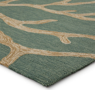 Jaipur Living Coastal Lagoon Coral COL13 Teal/Tan Area Rug