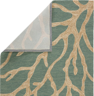 Jaipur Living Coastal Lagoon Coral COL13 Teal/Tan Area Rug