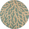 Jaipur Living Coastal Lagoon Coral COL13 Teal/Tan Area Rug
