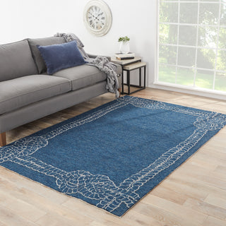 Jaipur Living Coastal Lagoon Killians COL49 Blue/Gray Area Rug Lifestyle Image Feature