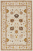 Jaipur Living Cardamom Ahava COM01 Ivory/Gold Area Rug - Top Down