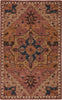 Jaipur Living Cardamom Cressida COM06 Dark Pink/Blue Area Rug - Top Down