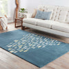 Jaipur Living Coastal Resort Schooled COR01 Blue/Gray Area Rug Lifestyle Image Feature