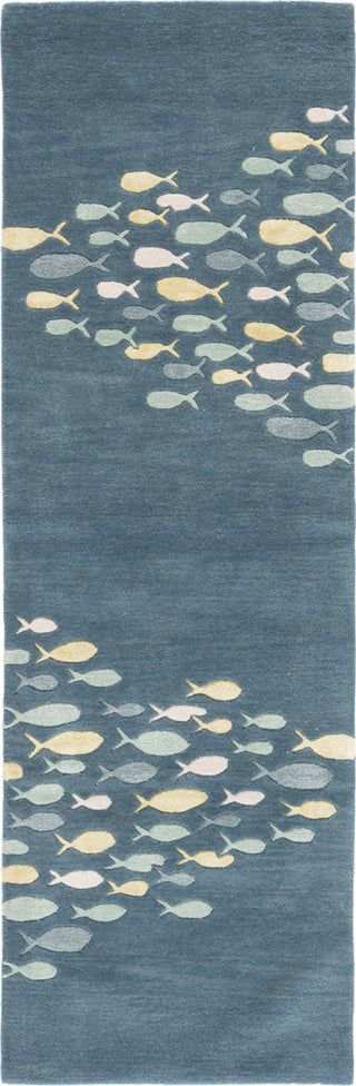 Jaipur Living Coastal Resort Schooled COR01 Blue/Gray Area Rug