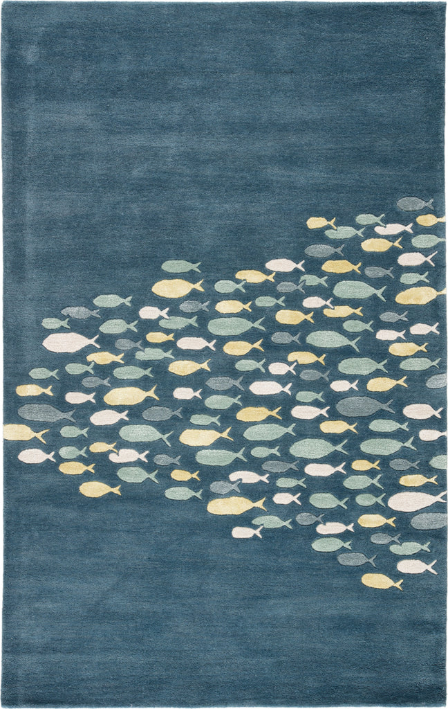 Jaipur Living Coastal Resort Schooled COR01 Blue/Gray Area Rug