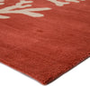 Jaipur Living Coastal Seaside Bough COS02 Coral/Tan Area Rug Corner Image