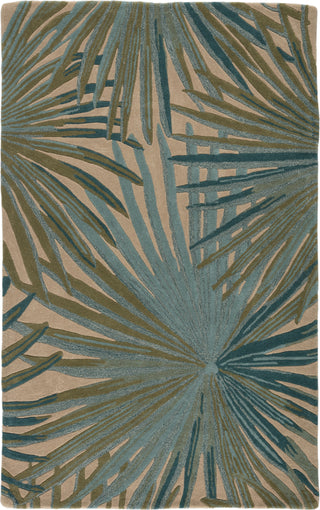 Jaipur Living Coastal Seaside Palmetto COS33 Blue/Green Area Rug